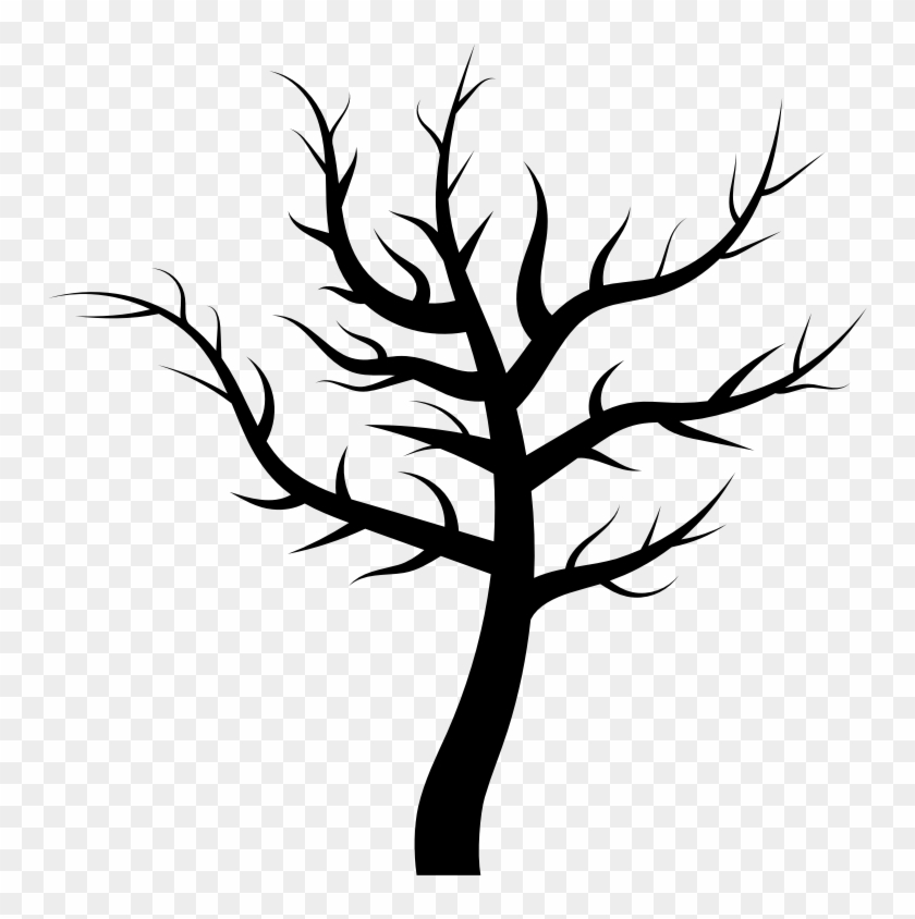 738 X 750 7 - Spooky Tree Silhouette Png Clipart
