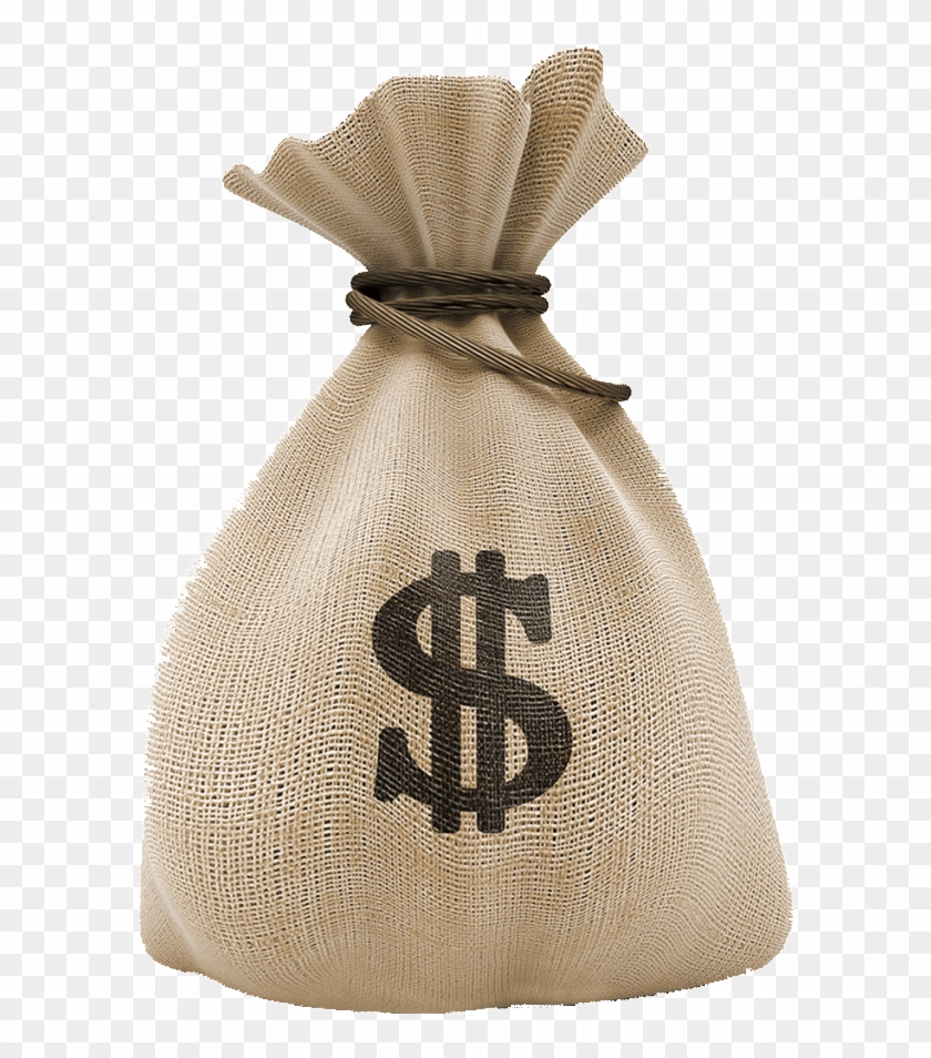 Bag Dollar Money - Bag Of Money Png Clipart