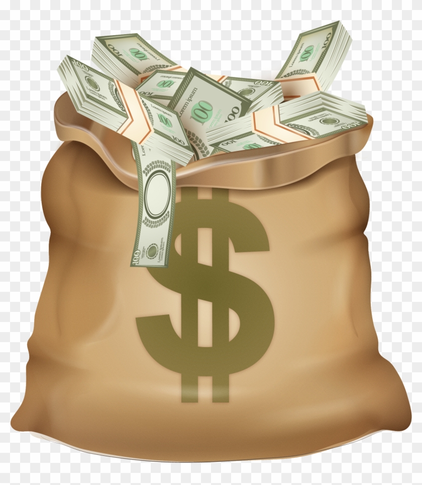 Money Png Images Are We Living For Money - Bag Of Money Png Clipart #7408