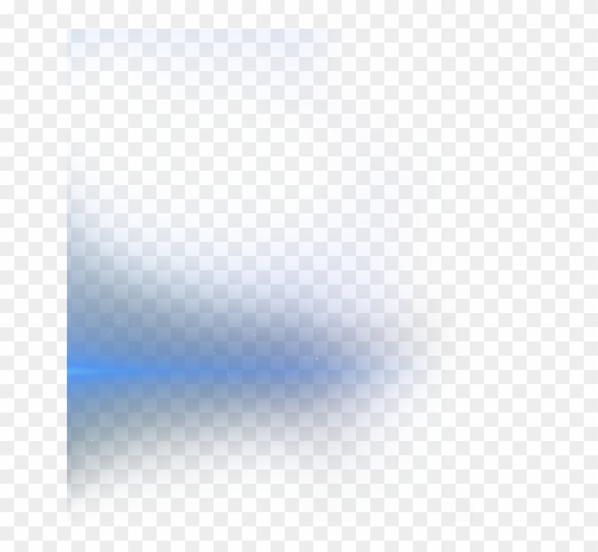 Lens Flare Left Blue - Black And Blue Png Clipart