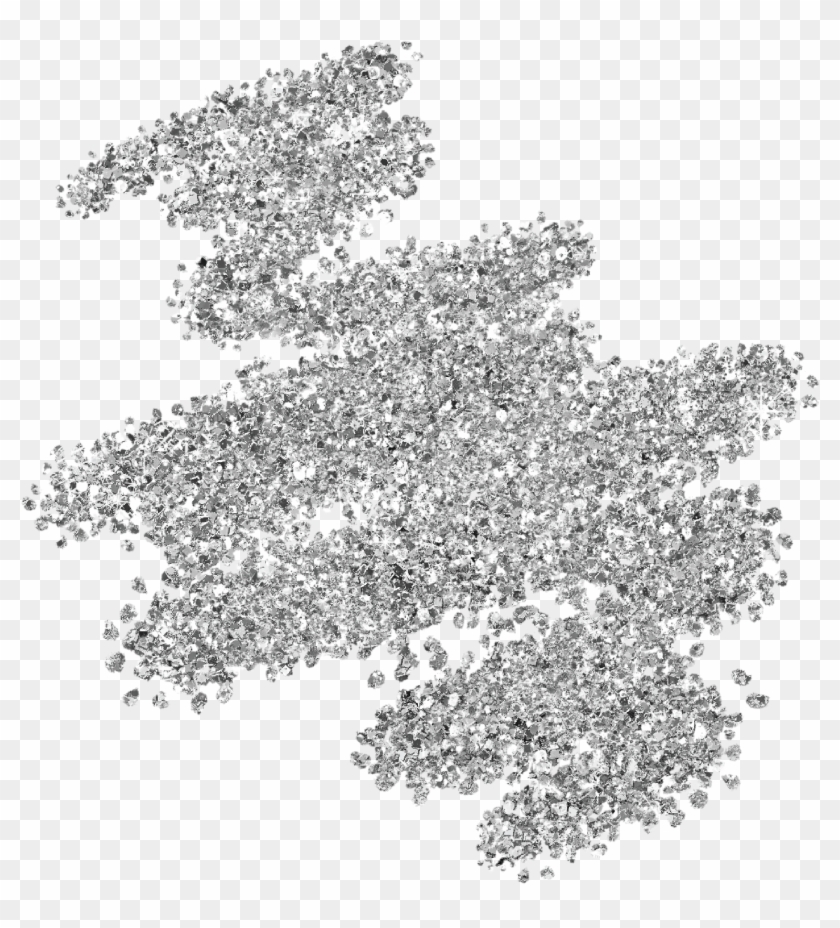 Silver Glitter Png Transparent Clipart@pikpng.com