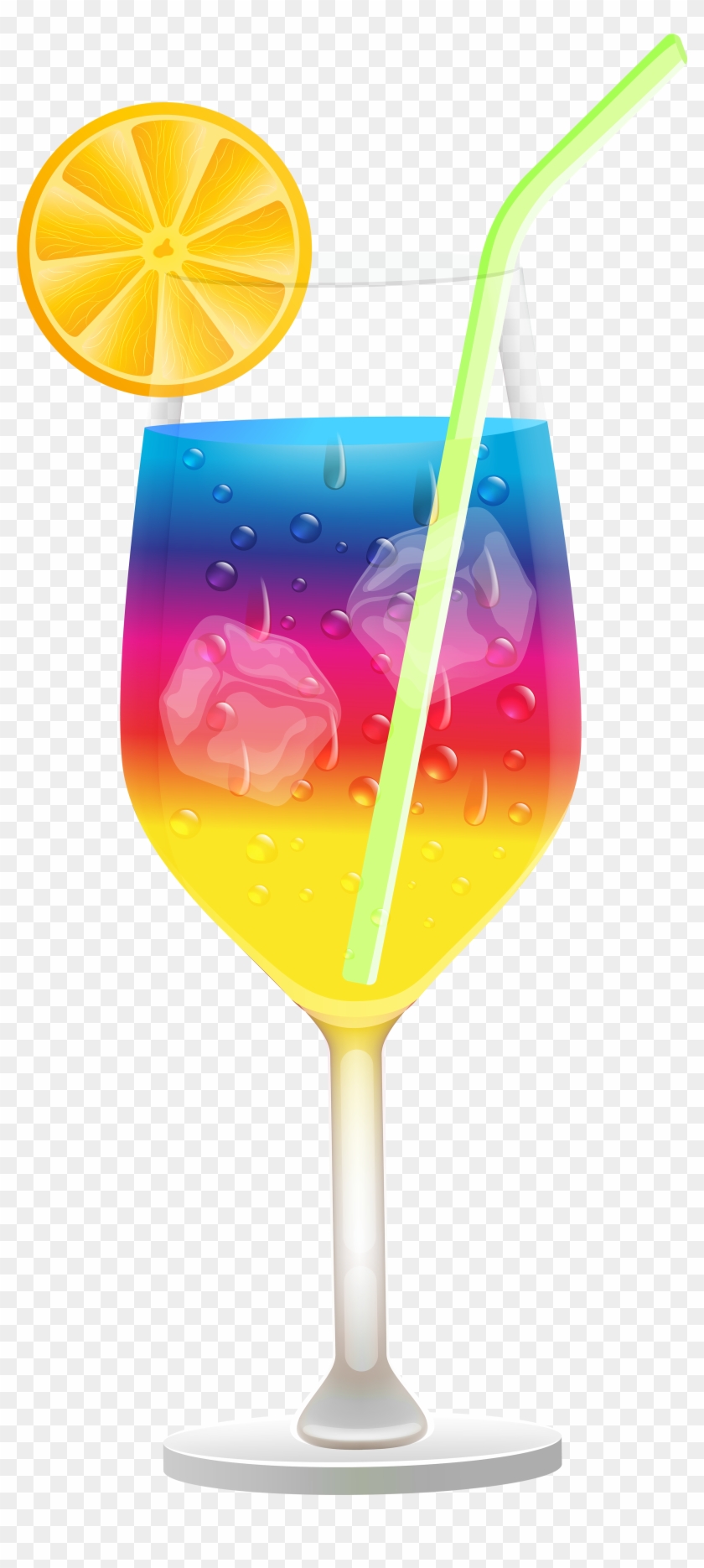 Cocktail Png Clip Art - Stemware Transparent Png