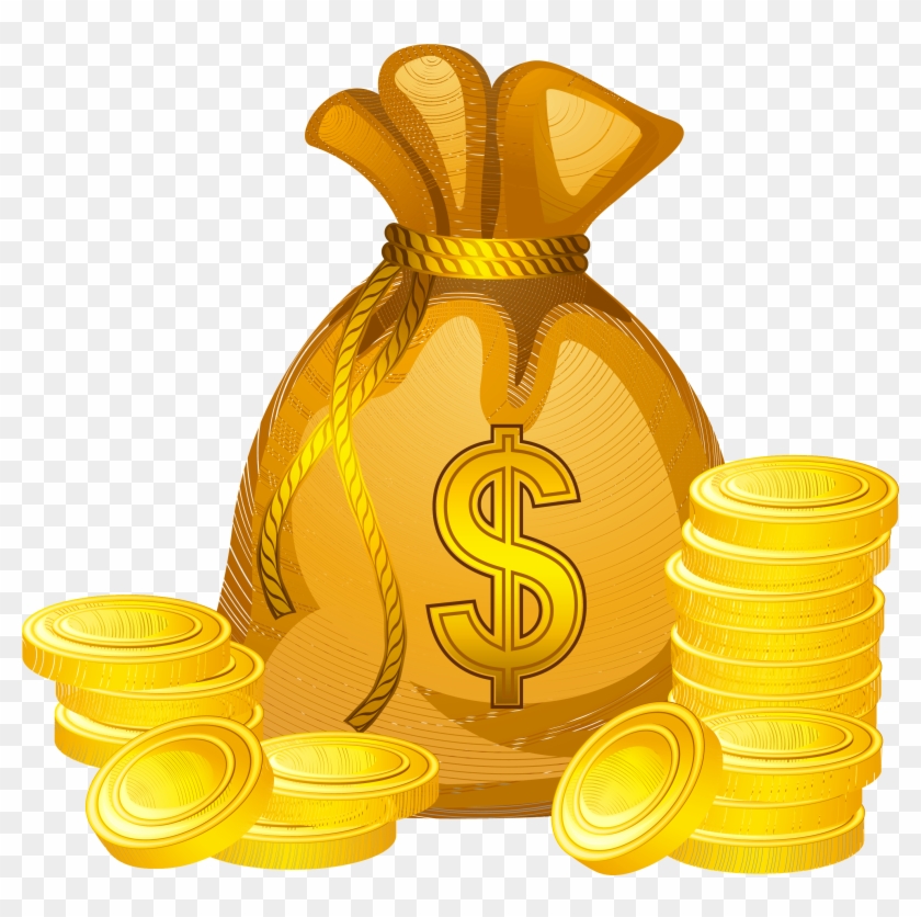 Bag Of Money Png Clipart Picture - Money Bag Clipart Png Transparent Png