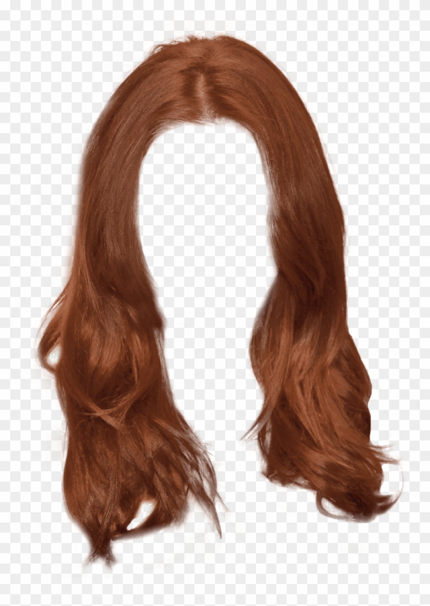 Ginger Long Women Png Stickpng Download People - Woman Hair Png Clipart #7861
