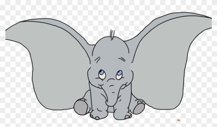 Png Dumbo Elephant Transparent Dumbo Elephant Png Images - Dumbo The Elephant Drawing Clipart