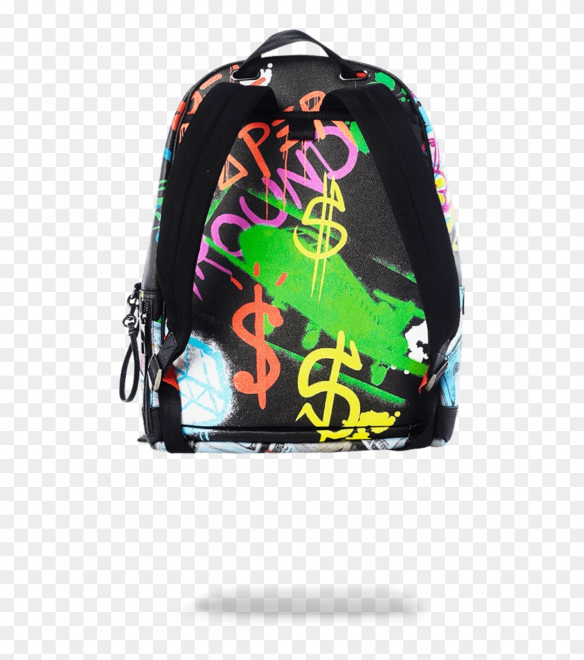 Money Bear Stacks Backback Clipart