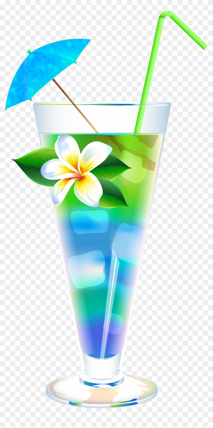 Exotic Summer Cocktail Png Clipart Image - Cocktail Clipart Png Transparent Png