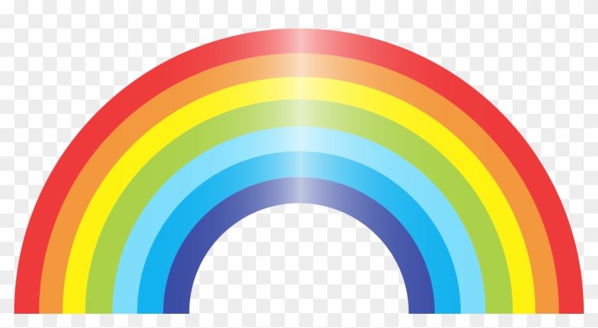 Free Icons Png - Clipart Rainbow No Background Transparent Png #8235
