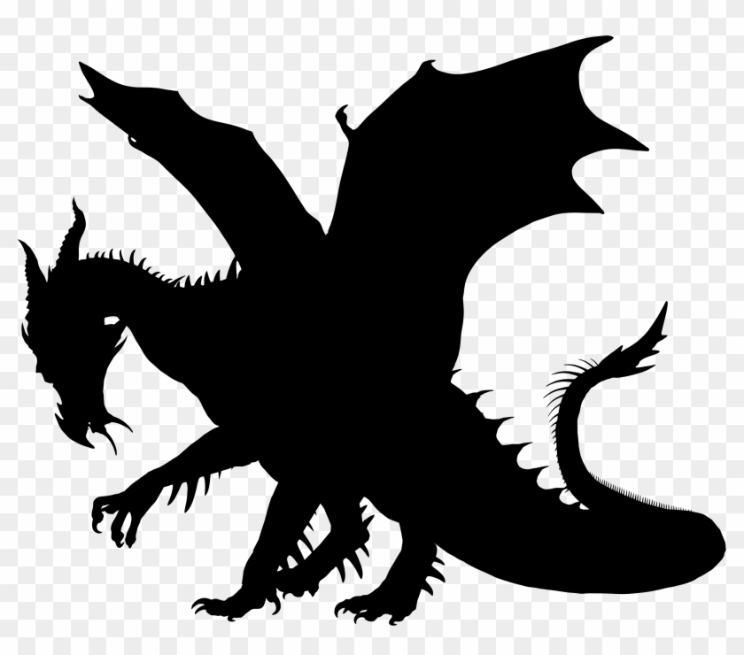 Dragon Silhouette Png - Dragon Silhouette Clipart #82