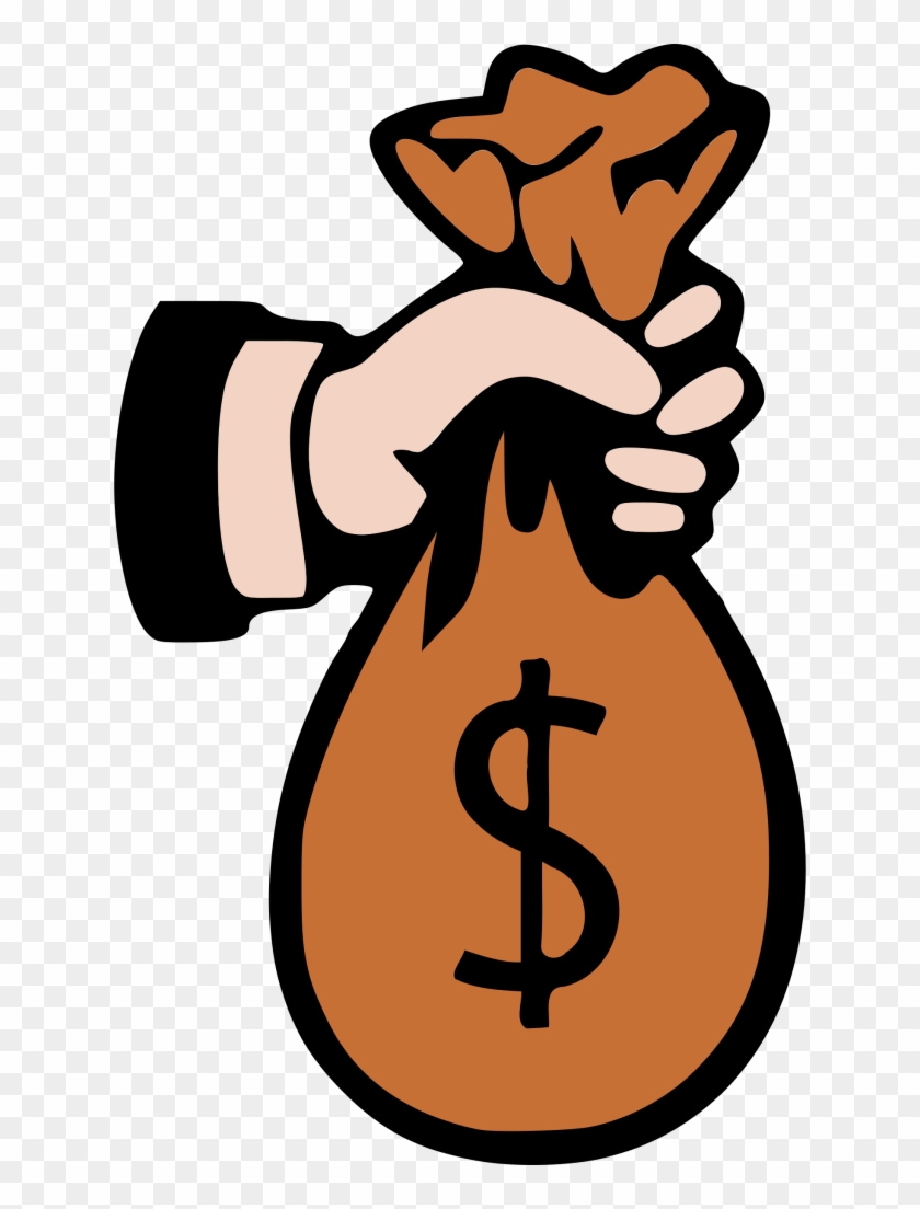 Sack Of Money Clipart - Money Bag Clipart - Png Download
