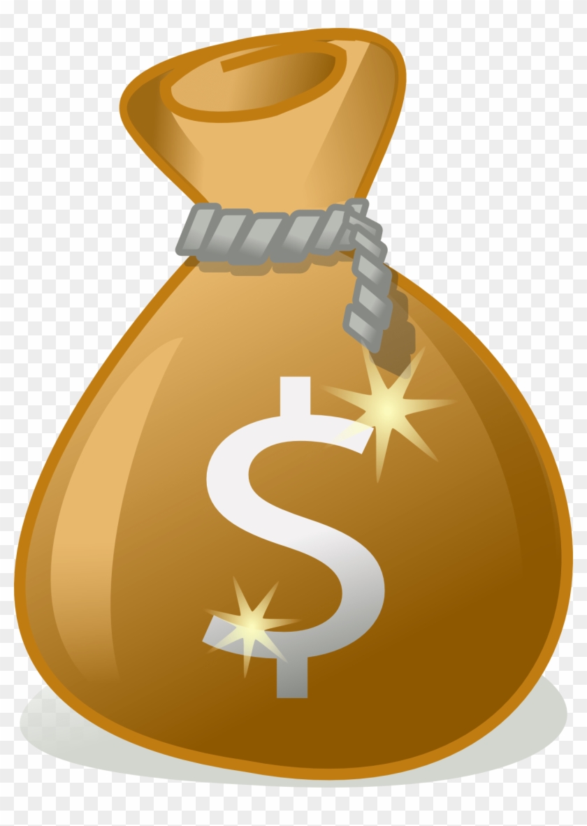 Money 08 Clipart, Vector Clip Art Online, Royalty Free - Money Bag Icon Png Transparent Png #8482