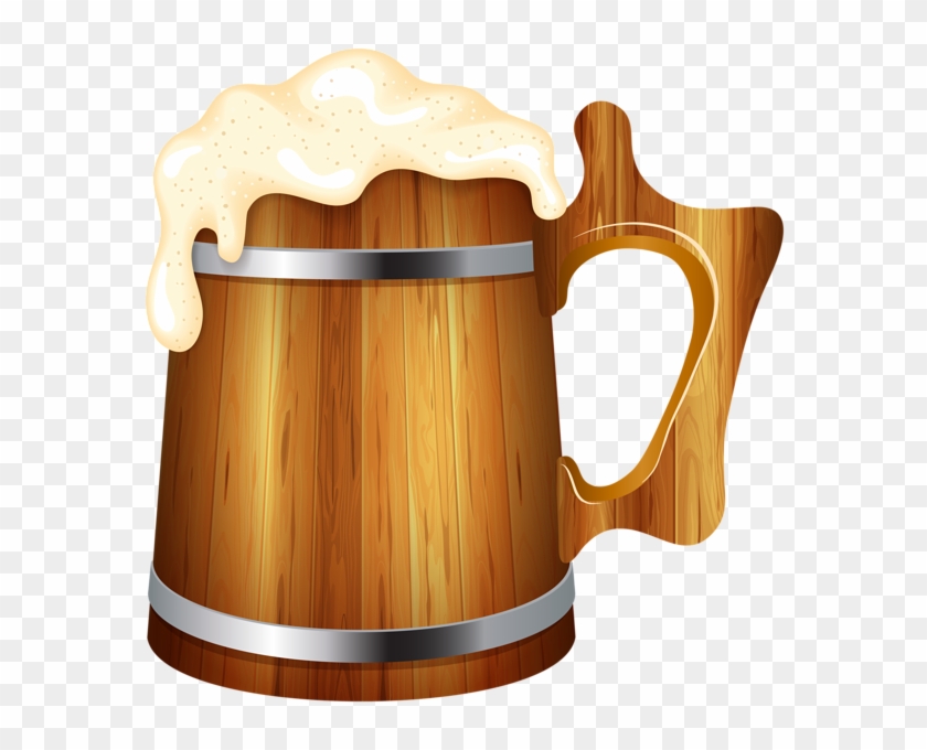 Wooden Beer Mug Png Clip Art Image - Wooden Beer Mug Clipart Transparent Png
