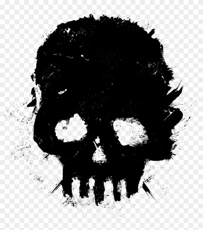 Black Skull Art Clipart