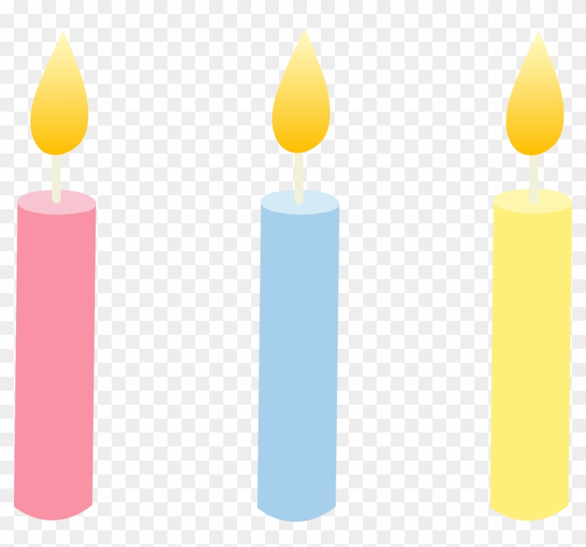 Birthday Candles Free Png - Birthday Candle Clip Art Transparent Png #8656