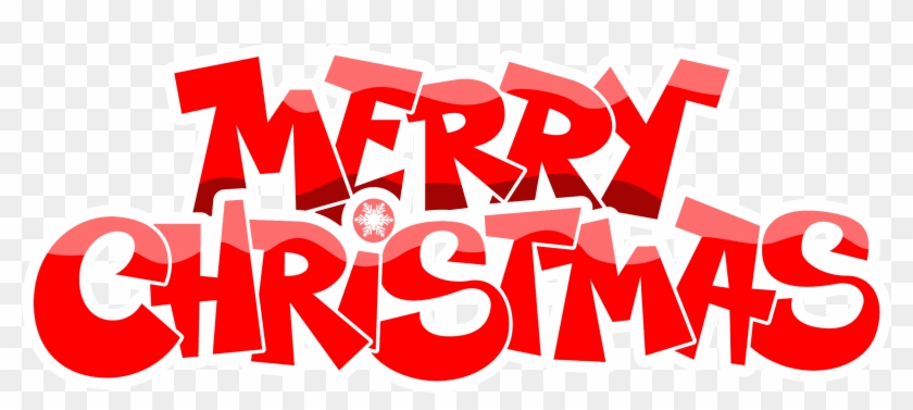Merry Christmas Text Png - Ice Merry Christmas Png Clipart #8704