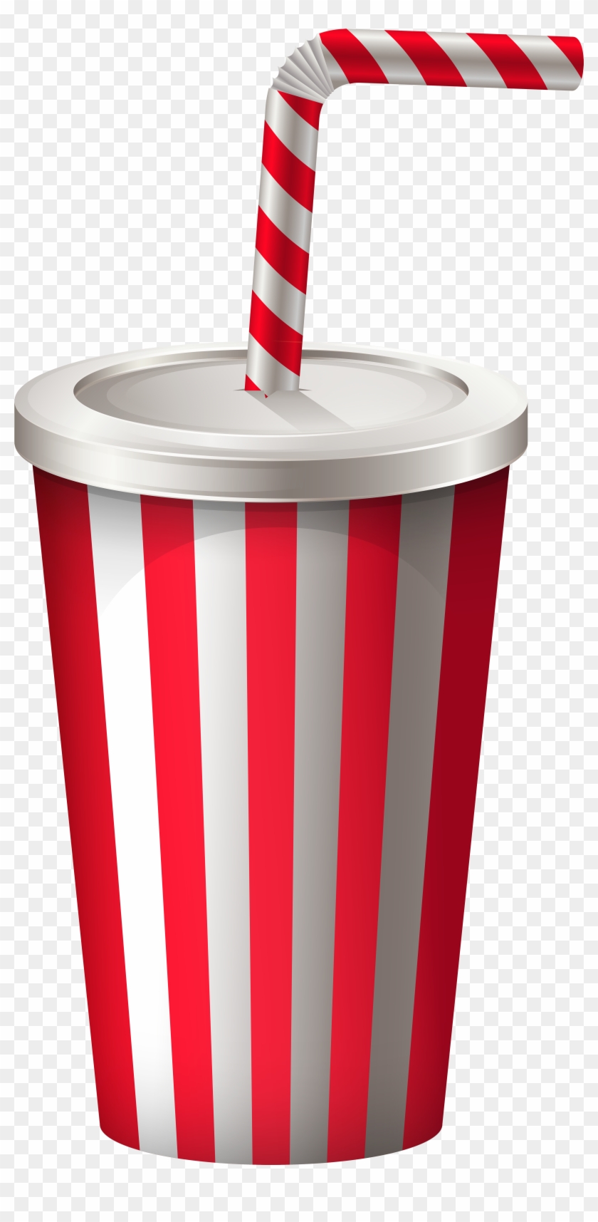 Drink Cup With Straw Png Transparent Clip Art Image - Drink With Straw Transparent #8746
