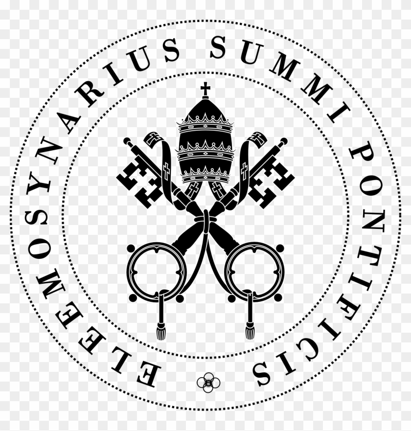 Apostolic Elemosinary - Clefs Du Vatican Clipart #8949