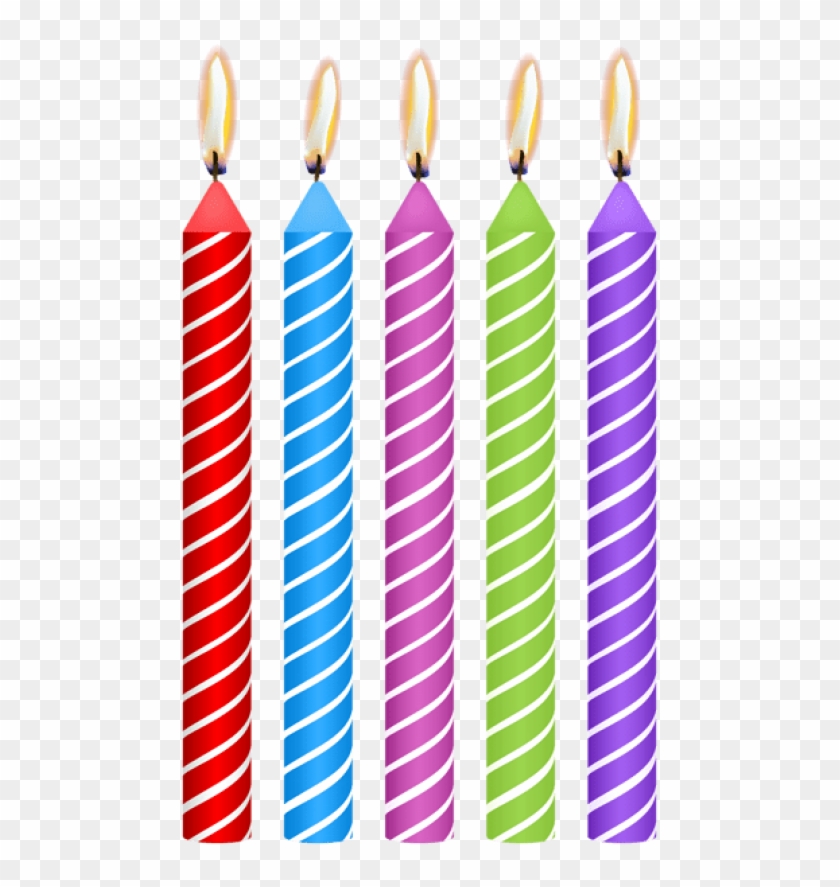 Free Png Download Colorful Birthday Candles Png Images - Birthday Candle Clipart