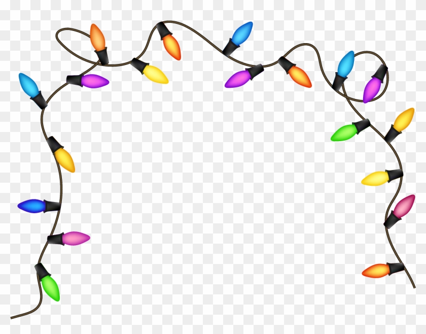 Christmas Decoration Lights Png Hd - Clipart Transparent Christmas Lights Png