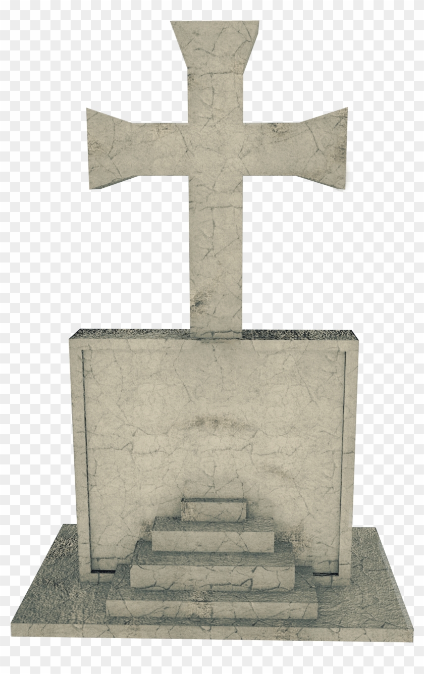 Cross, Illustration, Gravestone, Cemetery, Religion, - Cross Gravestone Clipart #912