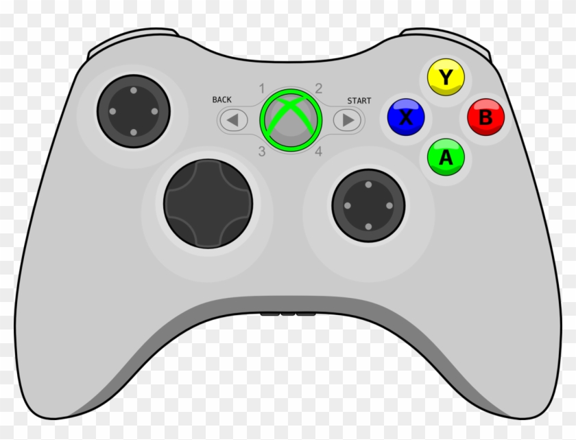 Xbox Controller Transparent Background - Xbox 360 Controller Transparent Clipart