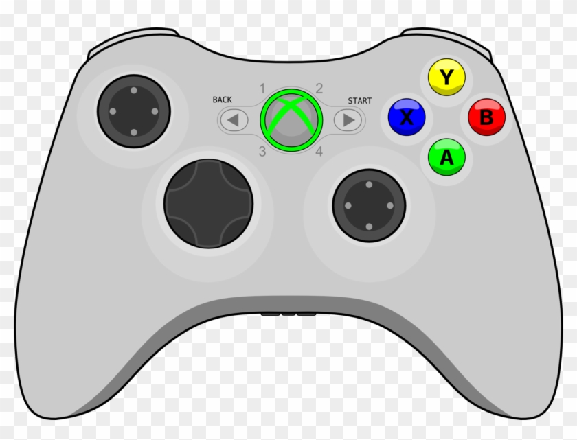 Xbox Controller Transparent Background - Xbox 360 Controller Transparent Clipart #9150