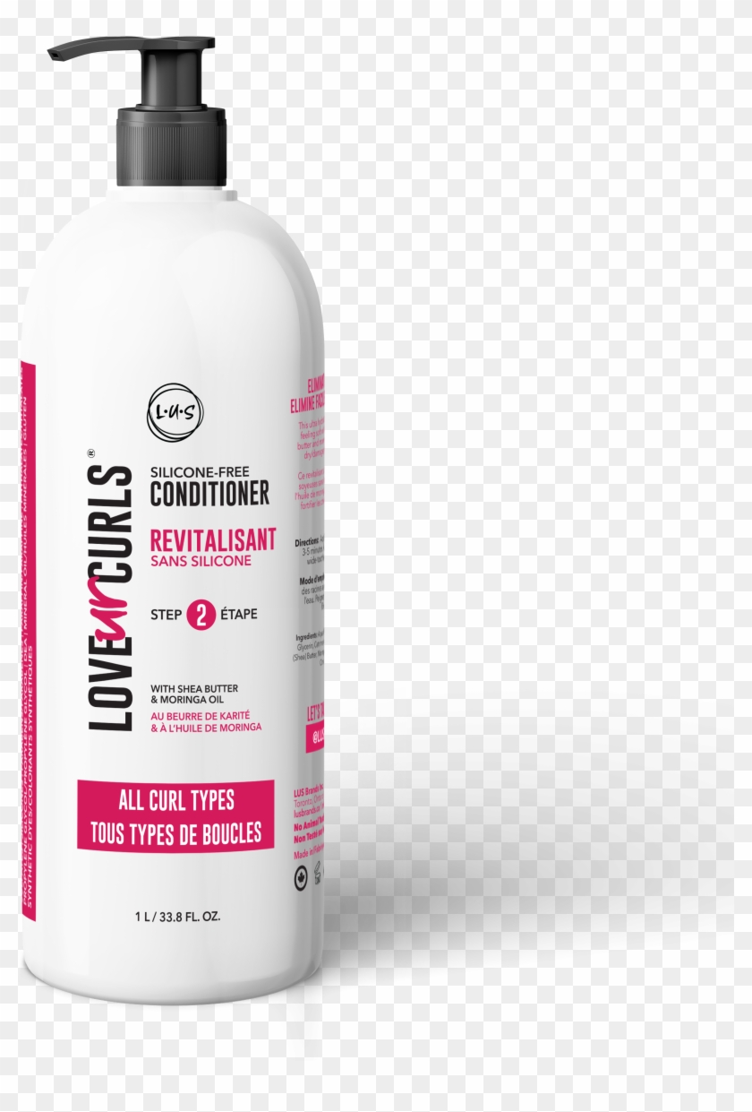 Love Ur Curls Ultra Hydrating & Detangling Conditioner - Plastic Bottle Clipart