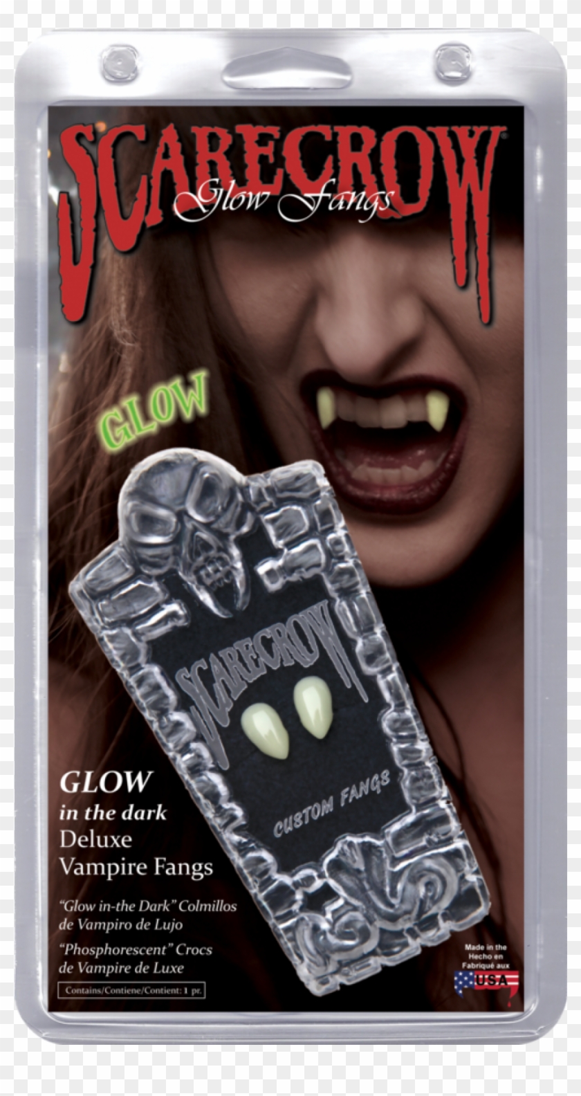 More Views - Vampire Fangs Scarecrow Clipart