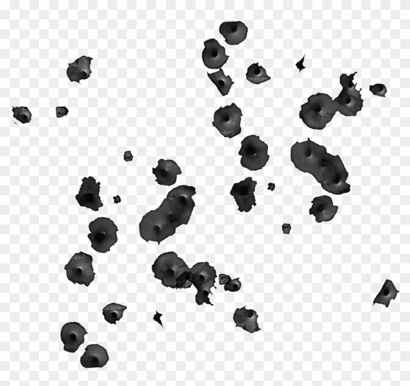 Bullet Holes Png - Illustration Clipart