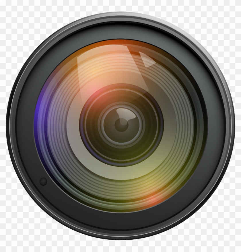 Flare Lens Clipart Transparent Png - Transparent Background Camera Lens Png #9721