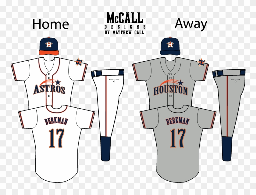 Houston Astros Home Away - Illustration Clipart