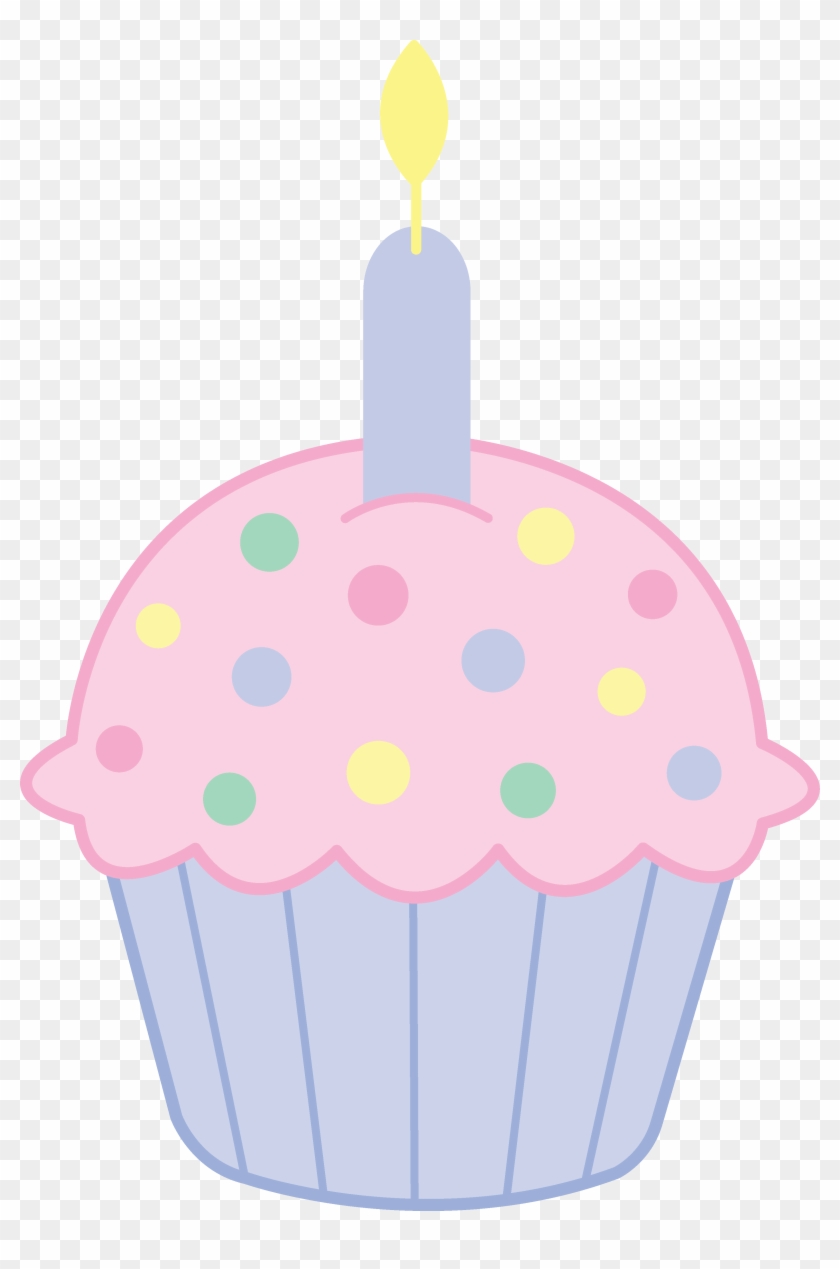 Full Size Of Video Of Magical Birthday Candle Flower - Cartoon Cupcakes With Candle Clipart #9762