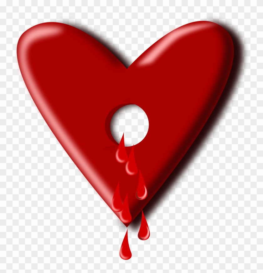 Bullet Hole Clipart Page Png - Heart With A Hole Transparent Png #9779