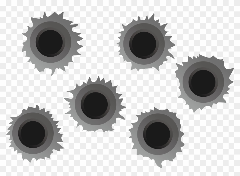 Bullet Holes Png File - Bullet Holes .png Clipart #9803