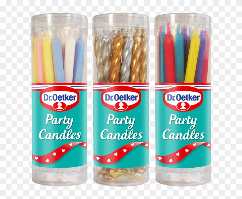 Oetker Party Candles Are Colourful Candles Perfect - Dr Oetker Candles Clipart #9875
