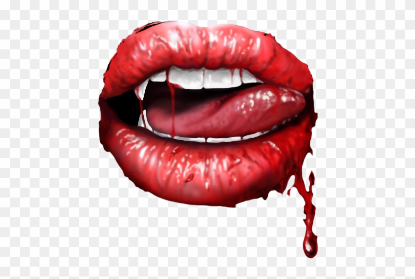 Vampire Fangs - Illustration Clipart