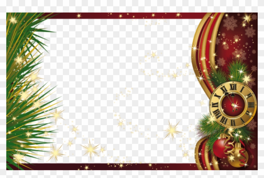 Free Png Best Stock Photos Christmas Png Frame With - Merry Christmas Frame Png Clipart #10052