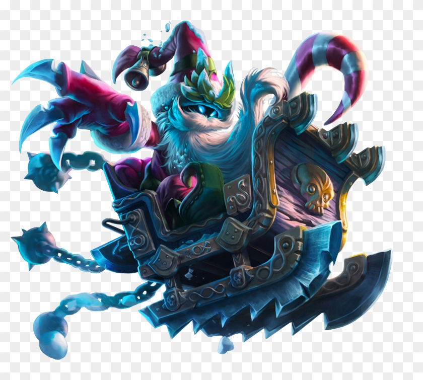 Bad Santa Veigar Skin Christmas Png Image - League Of Legends Sled Clipart #10174