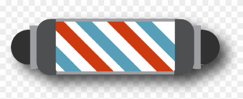 Antique 19th Century Barber Pole, Currently For Sale - Graphic Design Clipart #10282