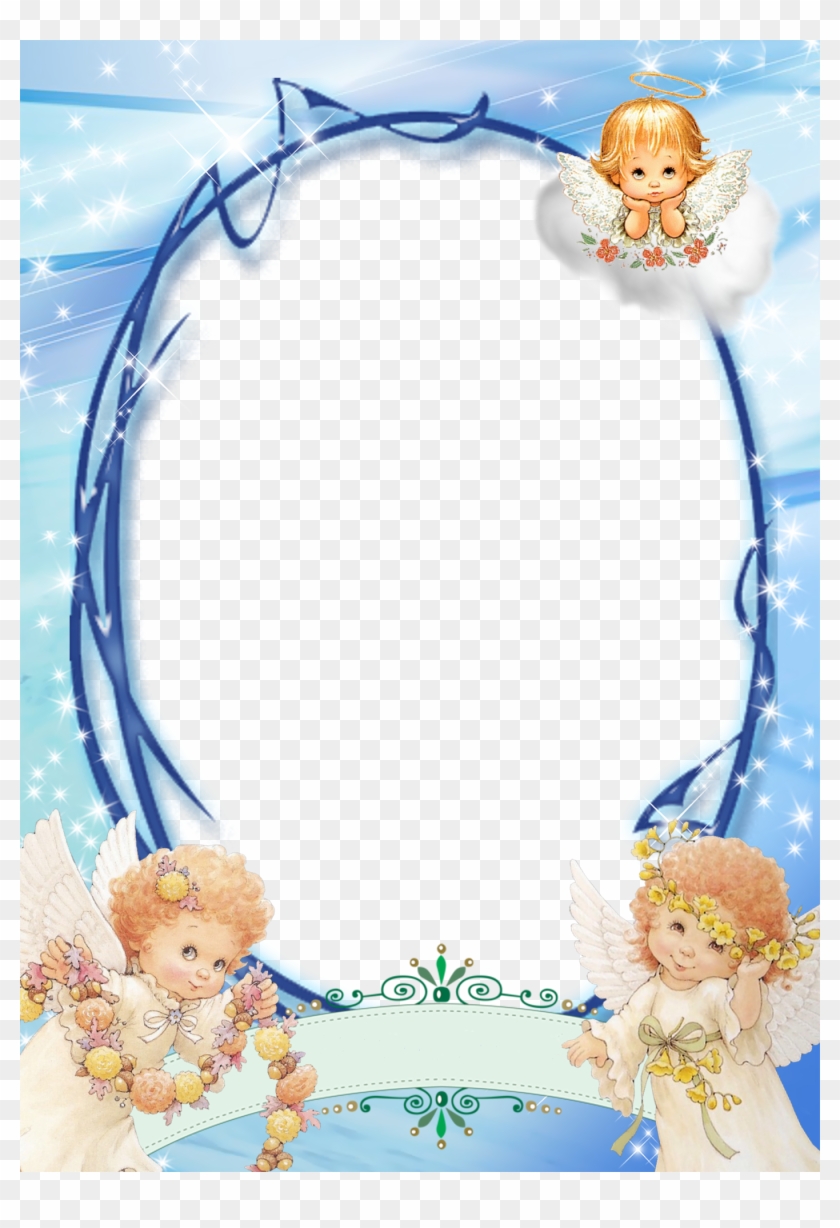 Free Png Best Stock Photos Transparent Blue Png Frame - Blue Frame For Christening Clipart #10283