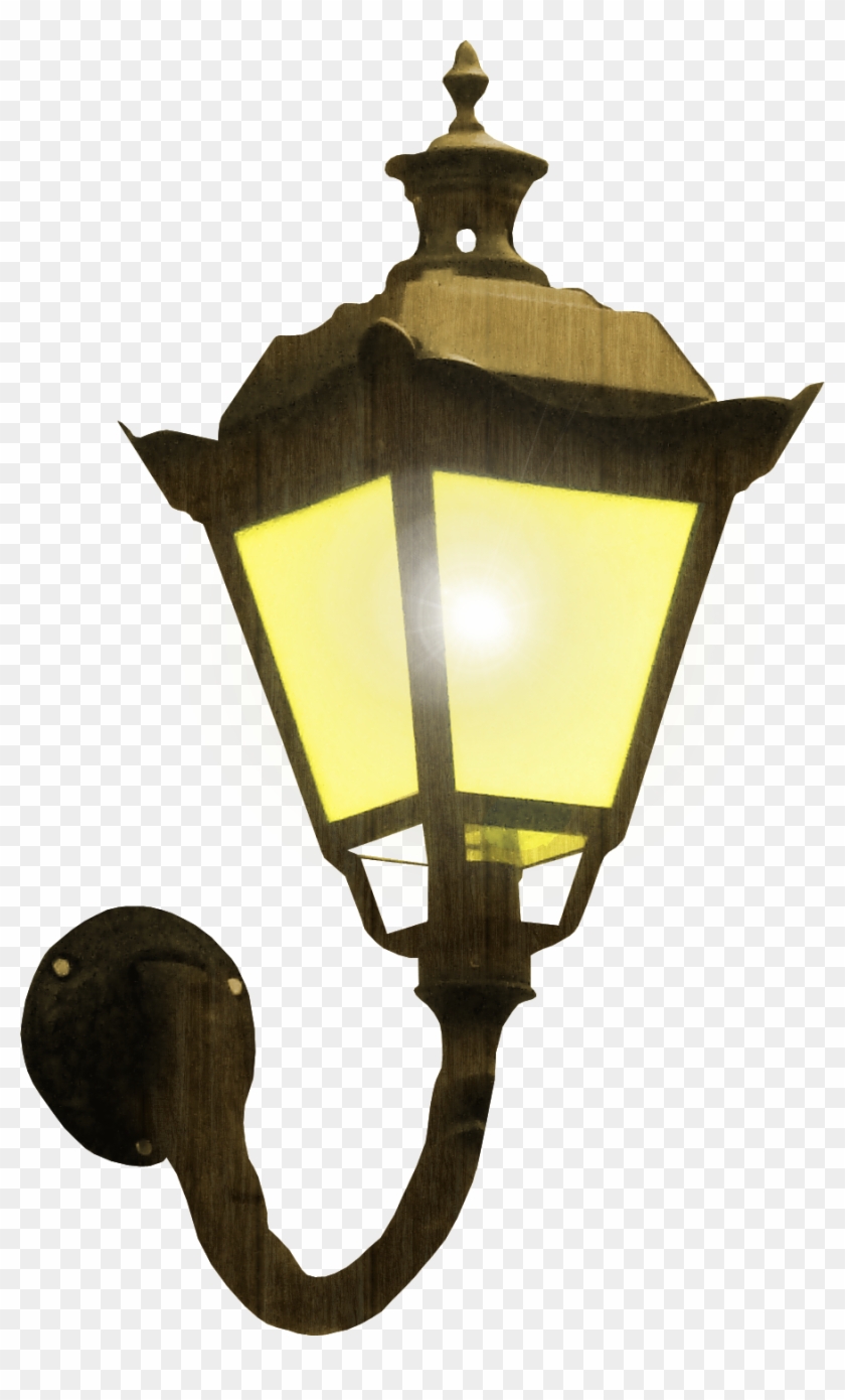 Streetlight Light Street Fixture Lantern Free Download - Eski Sokak Lambası Png Clipart