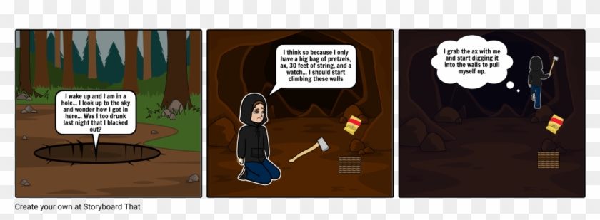 In The Hole - Cartoon Clipart