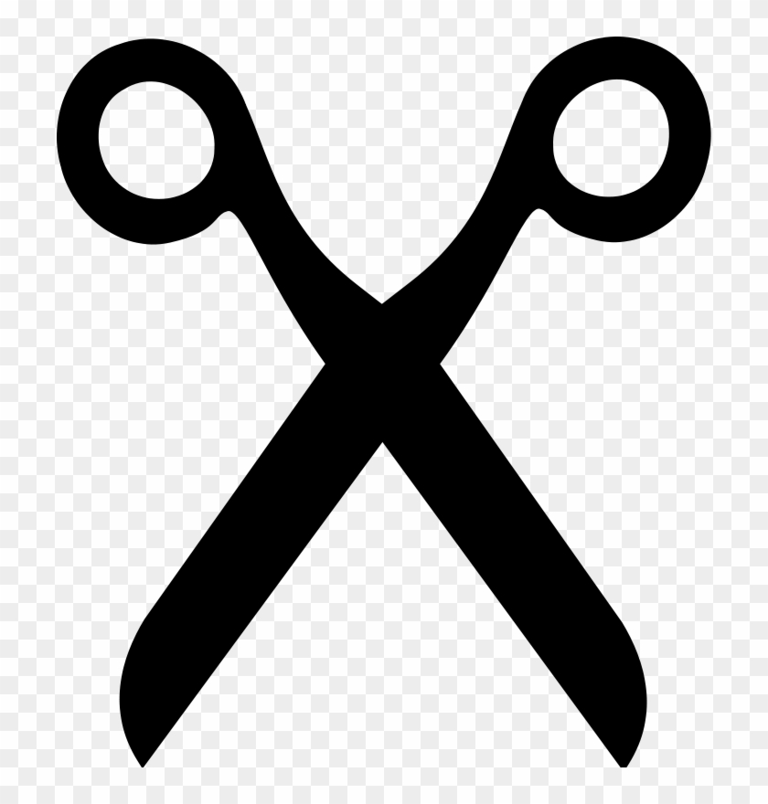 Svg Black And White Download Barber Shop Scissors Clipart - Scissors Vector Free - Png Download