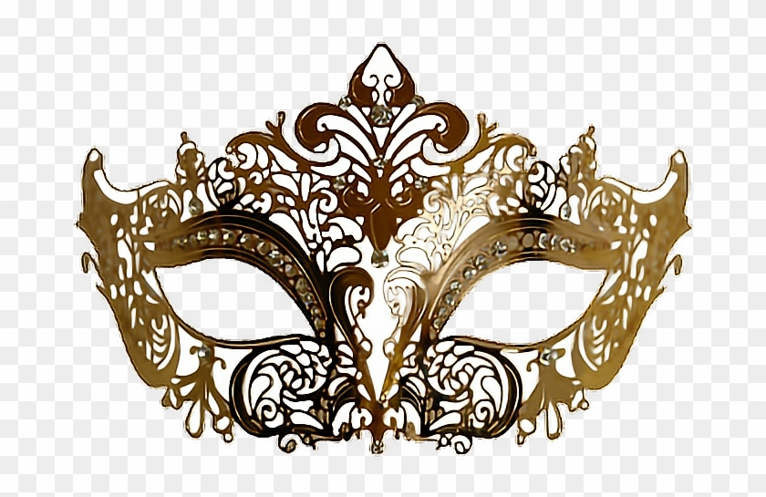 Gold Masquerade Mask Png , Png Download Clipart #11081