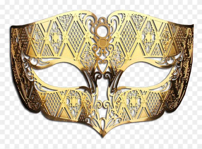 Masquerade Masks Png - Carnival Gold Mask Png Clipart
