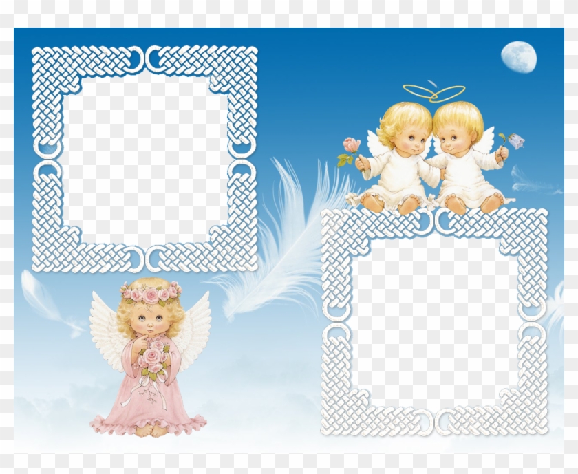 Clipart Frames Angel - Angel Frame Png Transparent Png #11350