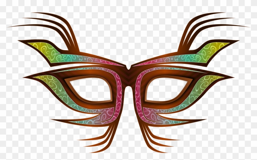 Traditional African Masks Masquerade Ball Party Carnival - Party Mask Clip Art - Png Download #11480