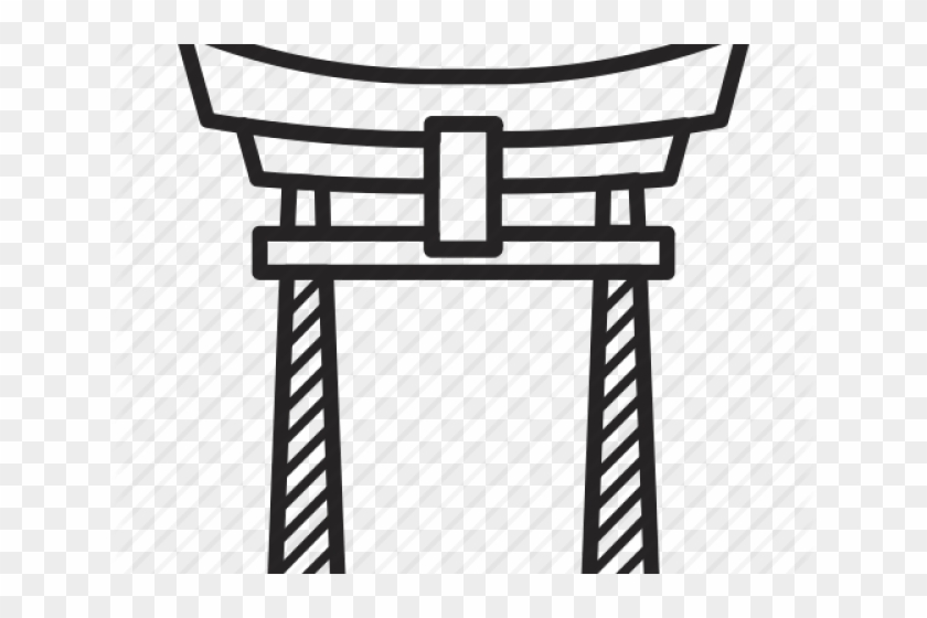 Torii Gate Png Transparent Images - Altar Table Clipart Black And White