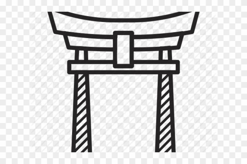 Torii Gate Png Transparent Images - Altar Table Clipart Black And White #11547