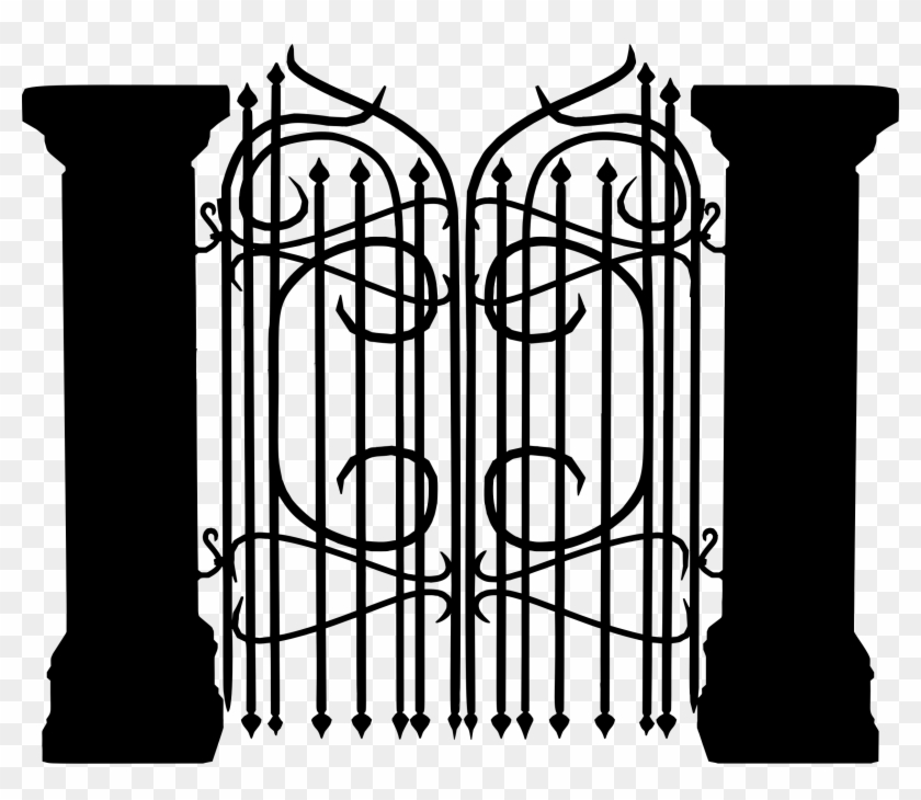 Big Image - Gate Clip Art - Png Download